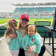 Pregnant Brittany Mahomes Snuggles Kids Sterling and Bronze at KC Current Soccer Game