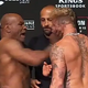 Mike Tyson Slaps Jake Paul During Weigh-In for Upcoming Boxing Match