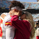 Patrick Mahomes and Pregnant Wife Brittany Share Major Sideline PDA Before Chiefs vs. Panthers Game