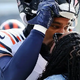 Simone Biles Kisses Husband Jonathan Owens on Sidelines Before Bears Game Against the Vikings