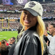 Viral Ring Girl Sydney Thomas Attends 1st NFL Game in Revealing Black Outfit