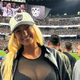 Sydney Thomas Suffers Wardrobe Malfunction During Raiders Game