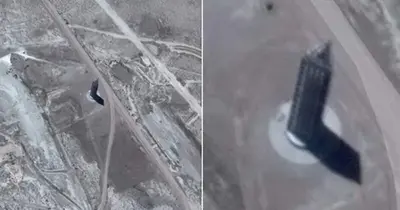 Satellite Images Discover 330-Foot-Tall Skyscraper Monolith Or Tower Near Area 51