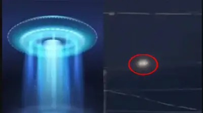 Huge UFO With Rotating Lights Appears Over Mexico