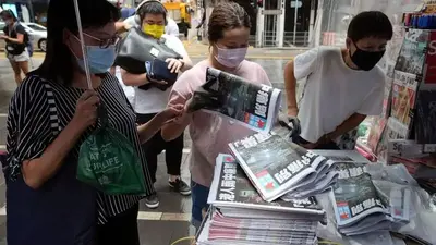 6 Apple Daily staff plead guilty to collusion in Hong Kong