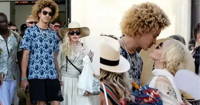 Madonna and boyfriend Ahlamalik Williams, take in Italy with her kids