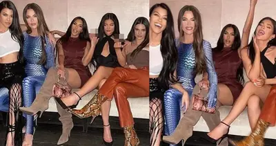 Kylie Jenner reunites with all her Kardashian sisters for wild night out together