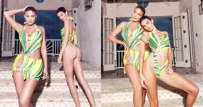 Kendall And Kylie Jenner Put Their Luscious Curves On Display In Pics From Bahamas