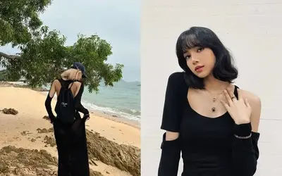 BLACKPINK’s Lisa shows off her gorgeous figure wearing a beautiful maxi dress
