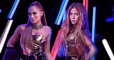 Shakira and Jennifer Lopez project power of women at Super Bowl showcase