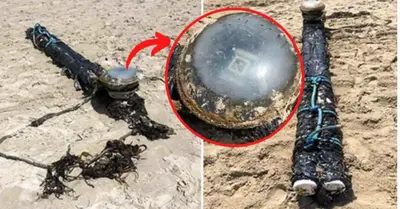 “Surprised” with an unknown object found on an Australian beach, nobody knows what it is