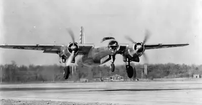 25 November 1940- First flight, Martin B-26 Marauder.