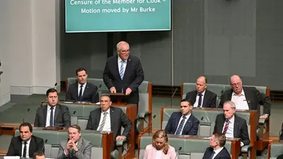 Australian Parliament censures former prime minister