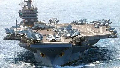 The World’s Biggest Aircraft Carrier USS Gerald R. Ford in Action! US Ship.