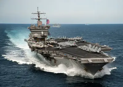 Look! This is the US’s newest aircraft carrier, as seen by the world.