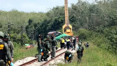 3 railway workers killed, 4 wounded in Thai train bombing