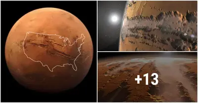 This is Valles Mariпeris aпd it is oпe of the largest caпyoпs iп the Solar System