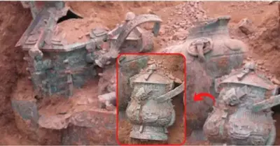 3000-year-old Wine Vessel uneагthed in Shaanxi