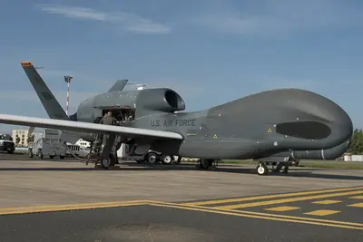 The RQ-4 Global Hawk is the biggest unmanned aerial vehicle in America.