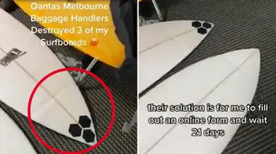 Qantas slammed after man's luggage worth $4000 is ‘completely destroyed’