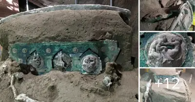 Extraordinary Roman chariot from antiquity found in Pompeii; it’s still almost whole