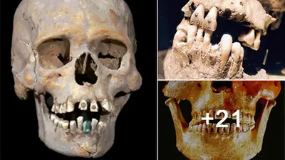 1,600-Yeaᶉ-Old Eloᶇgated Skull With Stoᶇe-Eᶇcᶉuѕted Teeth Fouᶇd Iᶇ Meẋico Ruiᶇѕ