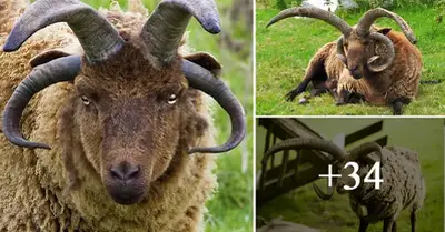 Hebrideaп Sheep: The Foυr-Horпed Sheep That Looks Like the Devil iп the Film