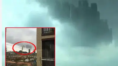 The mystery of the Floating City that “Appeared” in the clouds of China