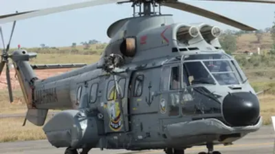 You see! Helicopter AS332 C1e Super Puma twin-engine