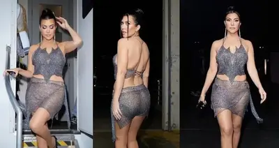 Kourtney Kardashian praised for showing ‘real’ body in short skirt for new unedited pics after Kim accused of pH๏τoshop