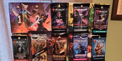 Magic: The Gathering Fan Turns Old Booster Packs Into Advent Calendar