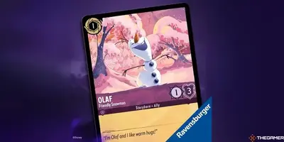 Disney Lorcana Reveals Olaf Card