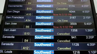 Lawmakers bash Southwest over flight cancellations