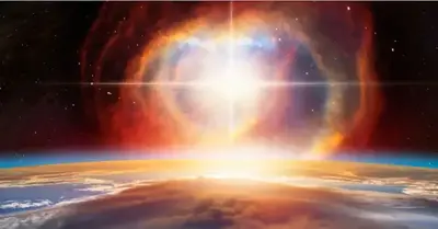 In the year 2037, a supernova explosion will be visible in the sky.