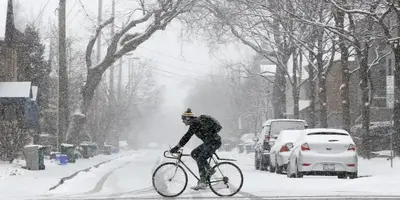 What is the link between winter storms and global warming?