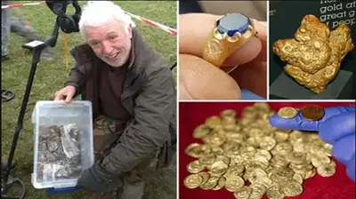 From ancient coins worth £1m to a giant 10-pound lump of gold: The most incredible metal detector finds ever