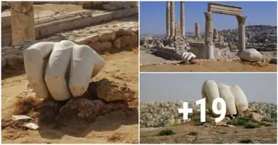 The unsolved mystery of the giant hand in the Temple of Hercules rising from the ground makes everyone surprised