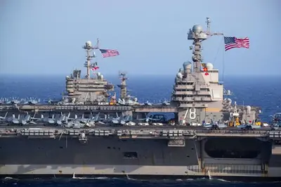 The largest aircraft carrier in the world, the “USS Gerald R. Ford,” has a carrying capacity of more than 75 aircraft.