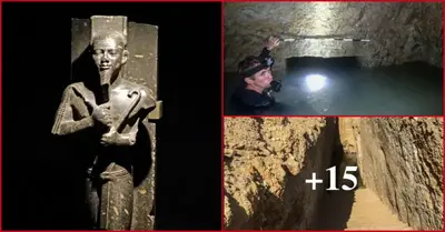 Divers discovering a 2,300-year-old pyramid have discovered a powerful pharaoh’s underwater tomb