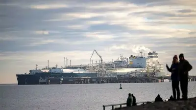 1st tanker carrying LNG from US arrives in Germany