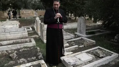 Christian graves desecrated in historic Jerusalem cemetery