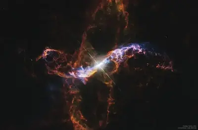 This Breathtaking Image Is a Real Photo of Two Stars Destroying Each Other