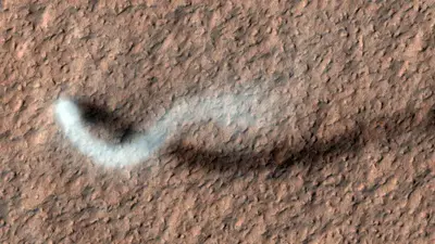 Hearing the dust devil on Mars for the first time: The great mystery behind?