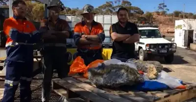 Giant gold nugget weighing 90kg and worth a whopping €2million found in Australia