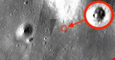 Alien hunters say they have spotted a 25-mile long UFO on the Moon