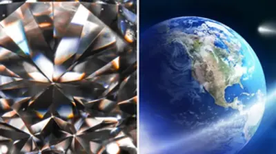 Unusual hexagonal diamonds discovered in extraterrestrial meteorite