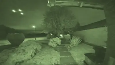 In England, A Huge Triangular UFO Was Captured On The Doorbell Camera