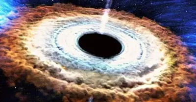 1000 TIMES more dazzling than the sun As the saying goes, “like toothpaste in a tube,” a supermassive black hole is squeezing a star