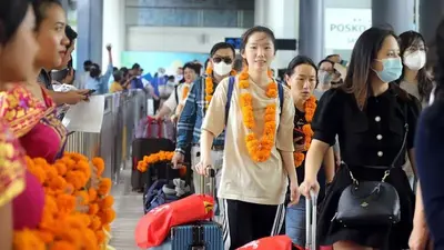 Bali welcomes back 1st flight from China as COVID rules ease