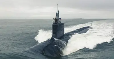 Amazing! Newport News Shipbuilding successfully launched Indiana (SSN 789) into the James River
